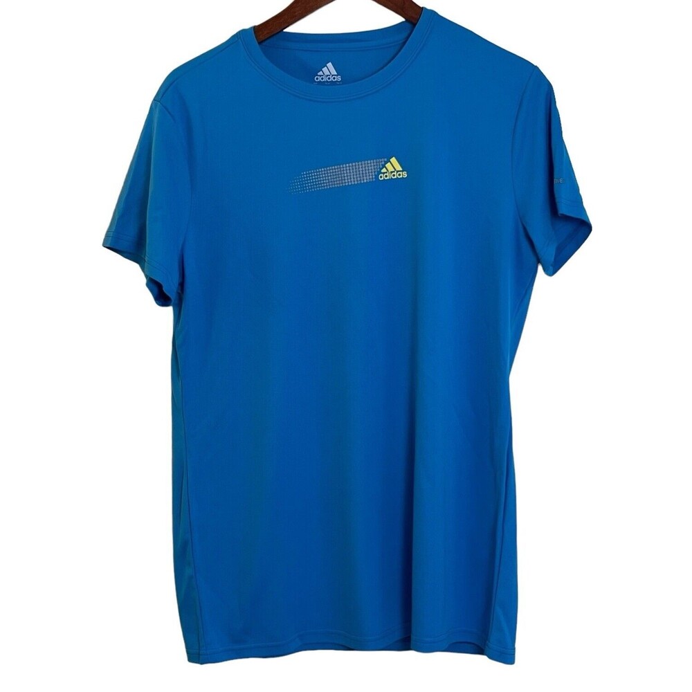 Women's Adidas Blue Active 360 Green Performance T Shirt XL